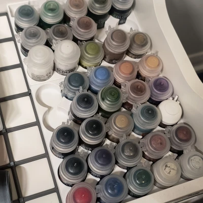 Khay Đựng Sơn Citadel và Proacryl Cho Gridfinity