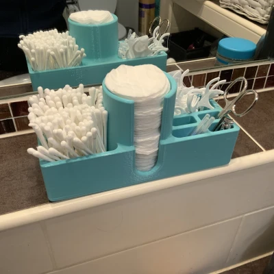 Kệ Nhà Tắm (đựng bông tẩy trang, tăm bông, v.v.)