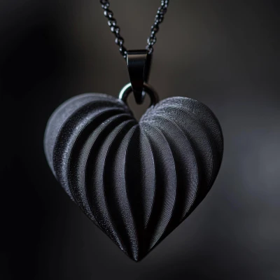 Mặt Dây Chuyền Trái Tim Nhật Thực