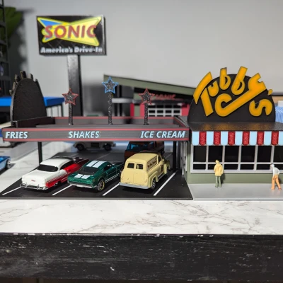 Mô Hình Tubby's Drive-In - Tỷ Lệ 1:64