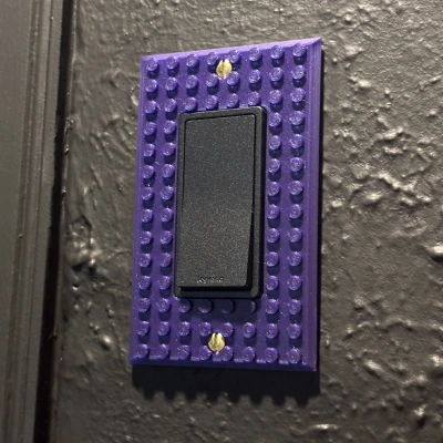 Nắp công tắc đèn Lego kiểu Mỹ