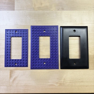 Nắp công tắc đèn Lego kiểu Mỹ
