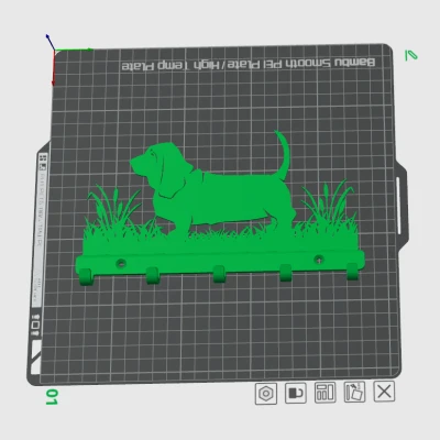 Kệ Giữ Chìa Khóa Hình Chó Basset