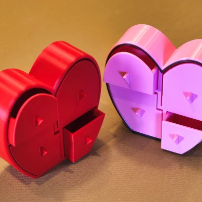 Quà Valentine - Hộp Đựng Hình Trái Tim