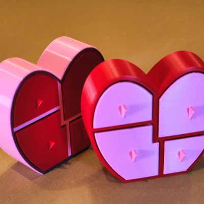 Quà Valentine - Hộp Đựng Hình Trái Tim