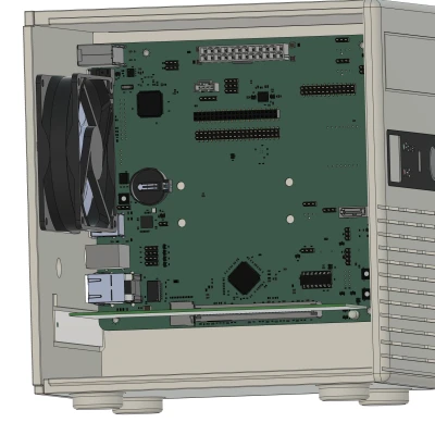 Vỏ Case Mini ITX Llama Retro