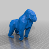 MÔ HÌNH GORILLA LOW POLY - Thumbnail 3