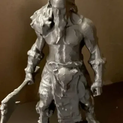 Mô Hình Viking Cổ Đại Cầm Rìu