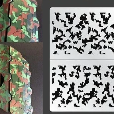 Khuôn Cỏ Truyền Thống (xài với sơn xịt)