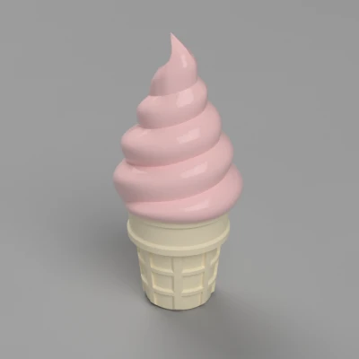 Hộp Đựng Hình Nón Kem Độc Đáo