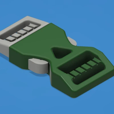 Khóa Cài Dây Đeo Đơn Giản