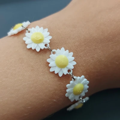 Trang sức hoa: Daisy – Bộ bông tai, vòng tay và dây chuyền