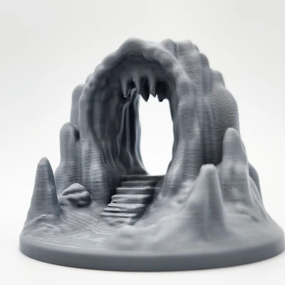 Mô hình mini Cửa hang ra/vào có bậc thang