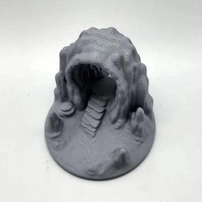 Mô hình mini Cửa hang ra/vào có bậc thang