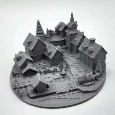 Làng Mô Hình (Miniature) - Không Cần Supports