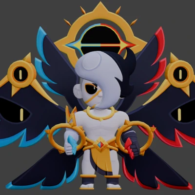 Dark Angel Edgar - Brawl Stars