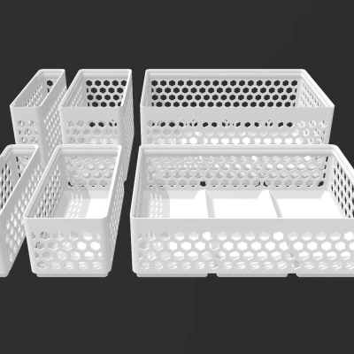 Gridfinity Hex Bins Light – đủ mọi kích thước