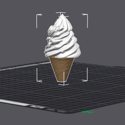 Mc Donalds Ice Cream Cone – Mẫu kem ốc quế in 3D