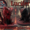 Đầu Lâu Lucifer (Lucifer Skull / Luzifer Schädel) kèm bệ đỡ - Thumbnail 4