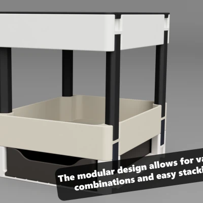 Hệ hộp lưu trữ xếp chồng đa năng (Versatile Stackable Storage Box System)