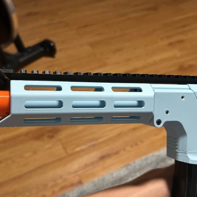 Handguard MLok 3 Slot + Picatinny Rail Liền cho Mosquito Open Beta 2