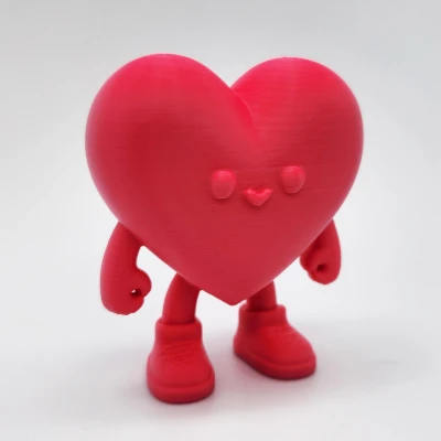 Trái Tim Dễ Thương Mang Giày