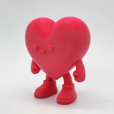 Trái Tim Dễ Thương Mang Giày