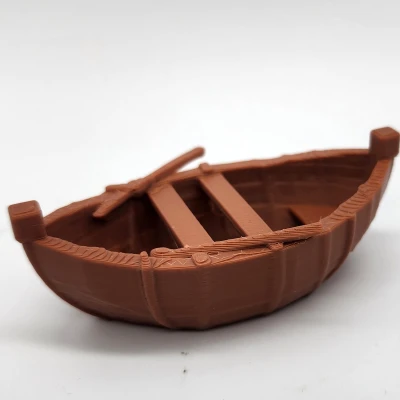 Mô hình thuyền chèo mini (Rowboat Miniature)