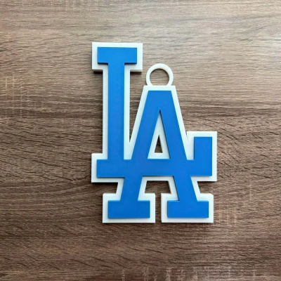 Dây chuyền/ Mặt dây Los Angeles Dodgers cỡ lớn (Oversized Necklace, Pendant)