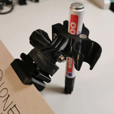 Adapter kẹp chân mic 15mm gắn điện thoại/tablet & GoPro (Microphone Mic Stand Holder)