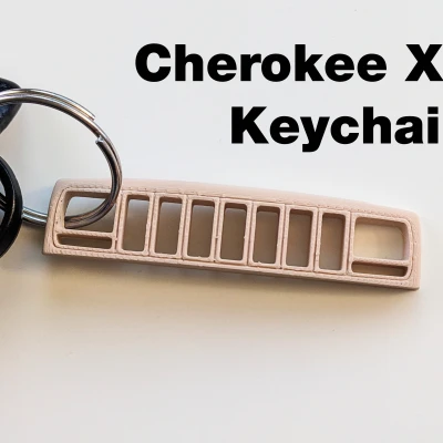 Móc khóa lấy cảm hứng lưới tản nhiệt Jeep Cherokee XJ