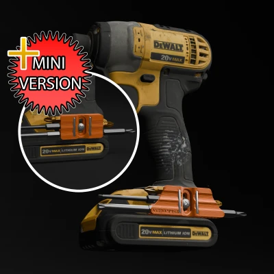 Giá treo mũi khoan/impact driver universal cho máy cordless (Milwaukee/Makita/DeWalt...)