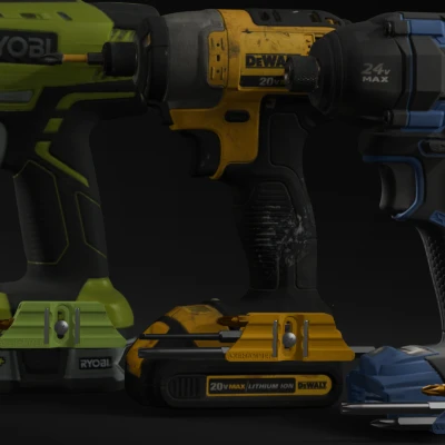 Giá treo mũi khoan/impact driver universal cho máy cordless (Milwaukee/Makita/DeWalt...)