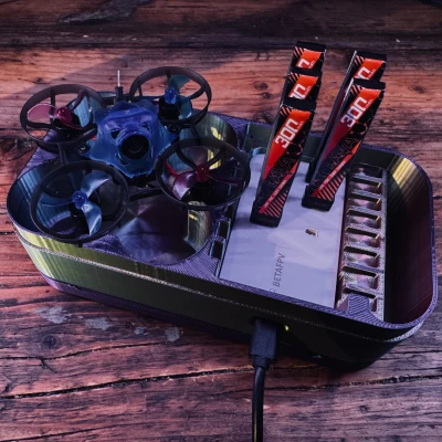 Hộp BetaFPV Air65 kèm sạc và pin 300mAh