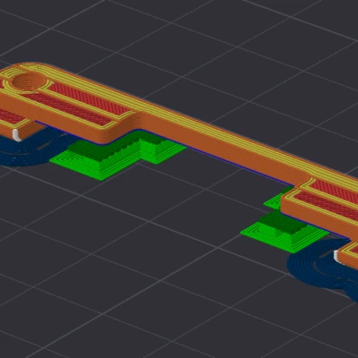 Ngàm gắn cable chain đầu in gia cường cho Neptune 4/Plus/Max