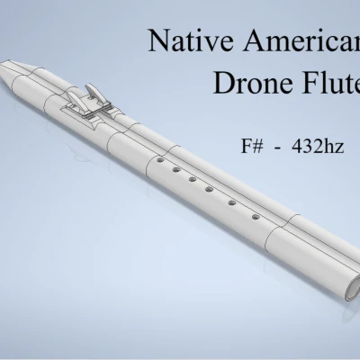 Sáo Native American Drone Flute (F#, A=432Hz)