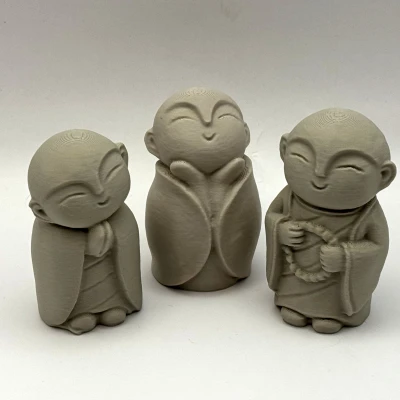 Ba Tượng Chú Tiểu (Three Monk Figurines)