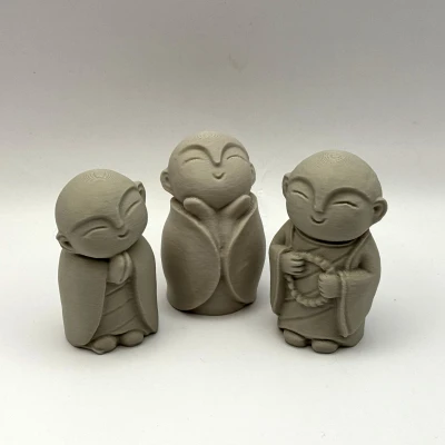 Ba Tượng Chú Tiểu (Three Monk Figurines)