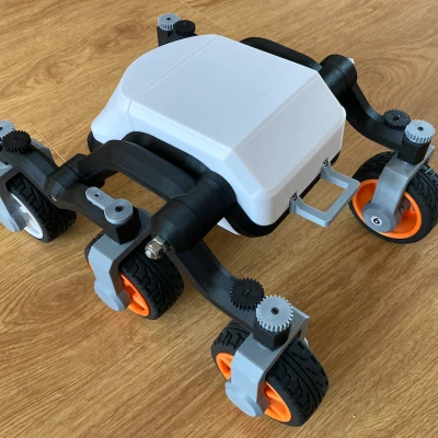 Mod cho xe rover RC 6 bánh (Six-wheeled RC rover mods)