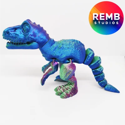 Khủng Long Flexi T-Rex | Trex Articulated Không Cần Support