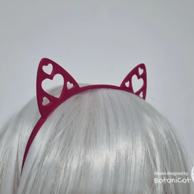 Băng Đô: Tai Mèo Trái Tim