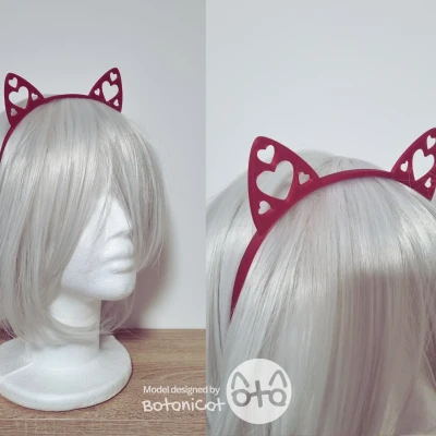 Băng Đô: Tai Mèo Trái Tim