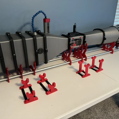 Chân đỡ ống EMT cho Modular STEM Wind Tunnel (lấy ý tưởng từ RepRack)