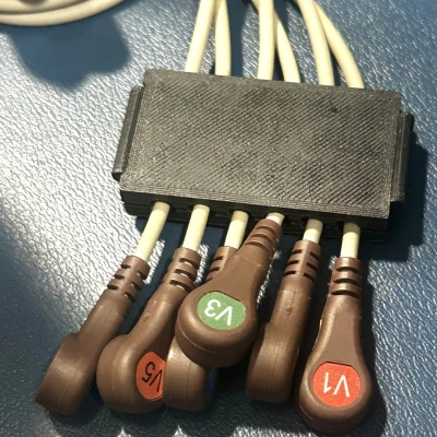 Khay sắp xếp dây EKG 12 lead