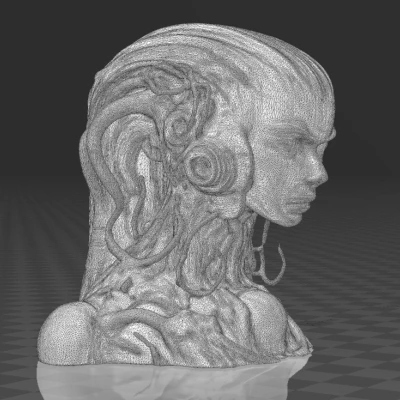 CyperGirl – Tượng điêu khắc lấy cảm hứng từ H.R. Giger