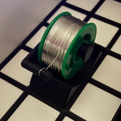Giá đỡ dây hàn Gridfinity (Gridfinity solder wire holder)