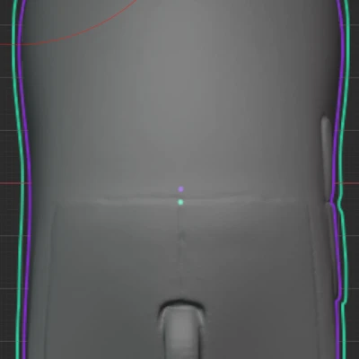 Dáng tham chiếu Logitech G Pro Wireless Superlight 2c