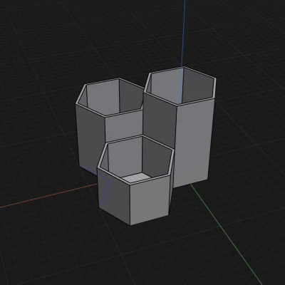 Ống Cắm Bút Lục Giác (Hexagon Pencil Holder)