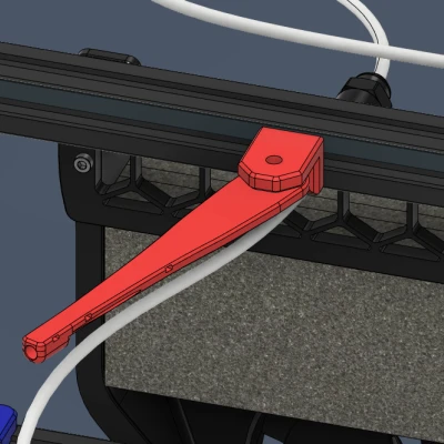 Tay dẫn ống PTFE Bowden Voron và hỗ trợ cáp CANBUS