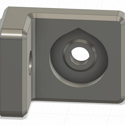 Beefy Voron PTFE bearing mount